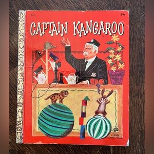 Vintage little golden books captain Kangaroo book